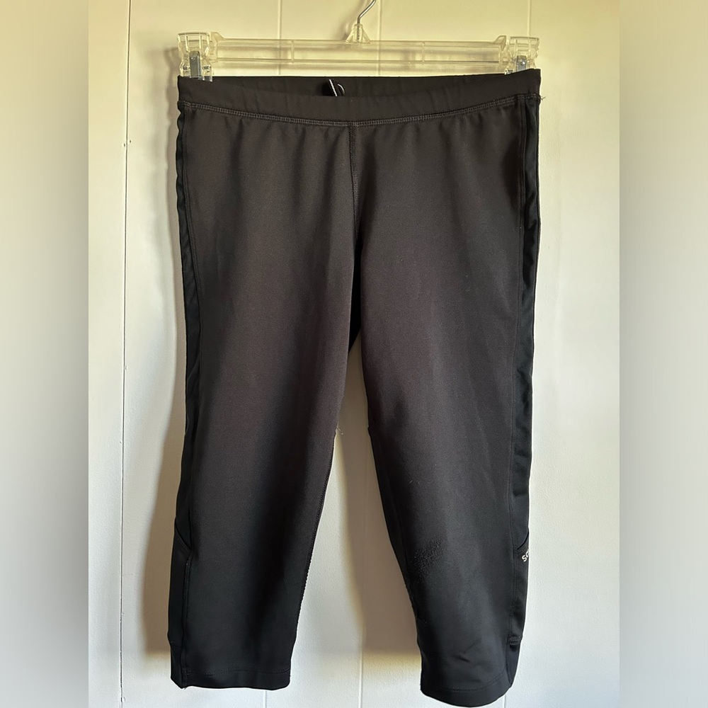 Saucony Capri Workout Leggings Black Size Medium